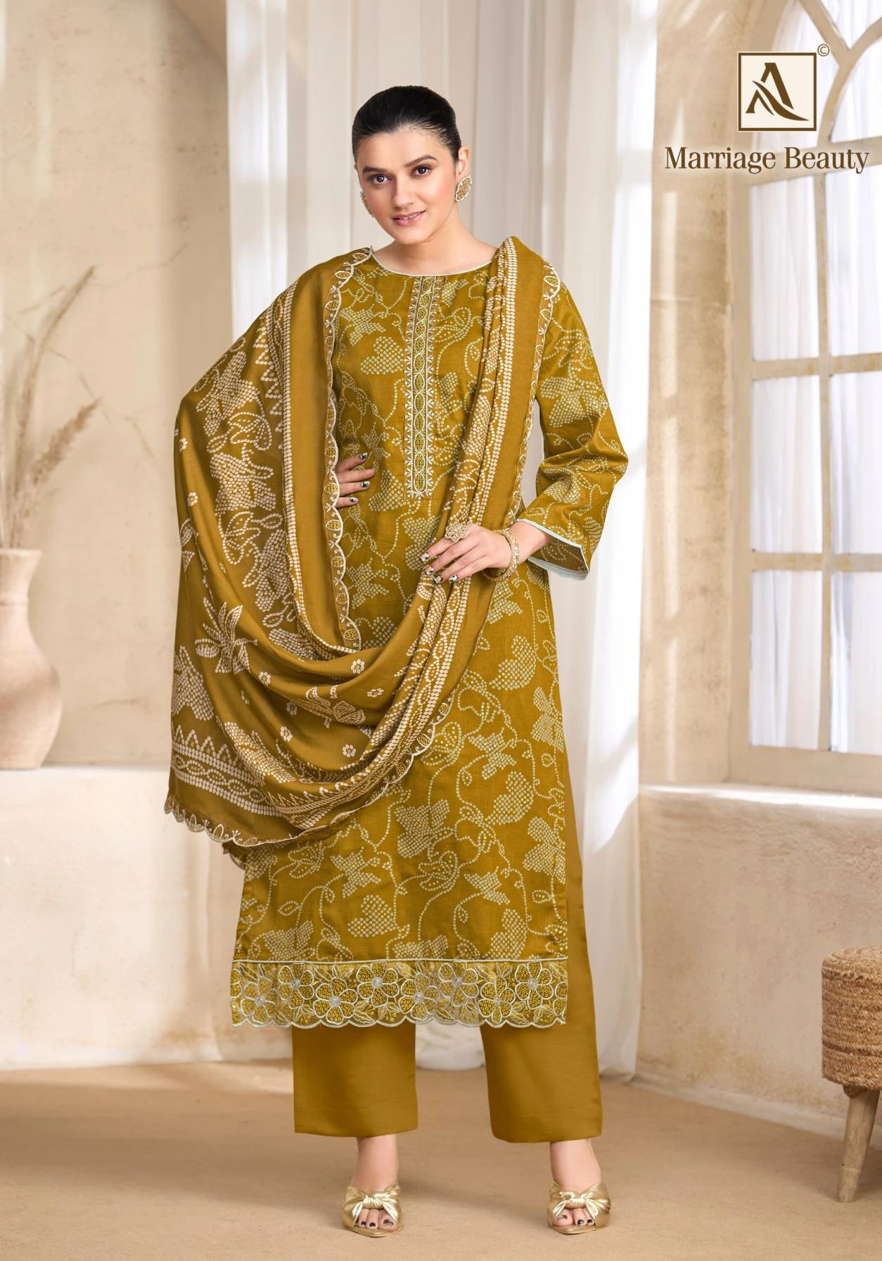 MARRIAGE BEAUTY Readymade Salwar Suits wholesale ZAM COTTON - Ethnicaa thumbnail 11