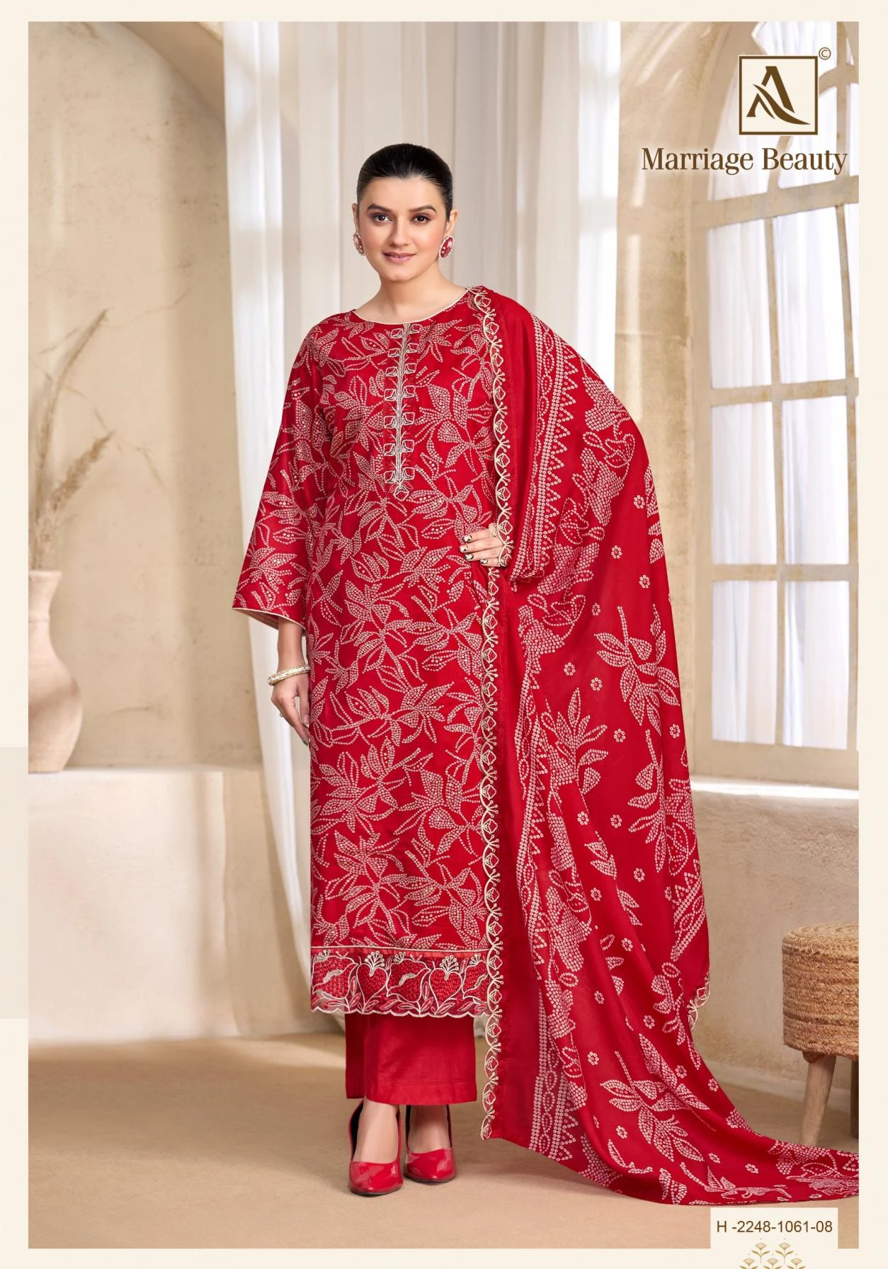 MARRIAGE BEAUTY Readymade Salwar Suits wholesale ZAM COTTON - Ethnicaa