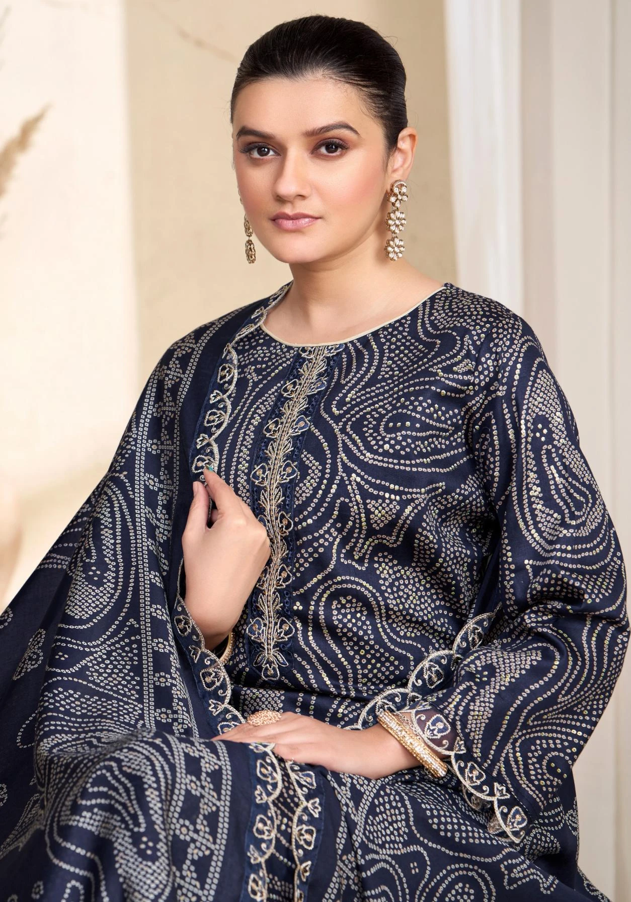 MARRIAGE BEAUTY Readymade Salwar Suits wholesale ZAM COTTON - Ethnicaa thumbnail 6