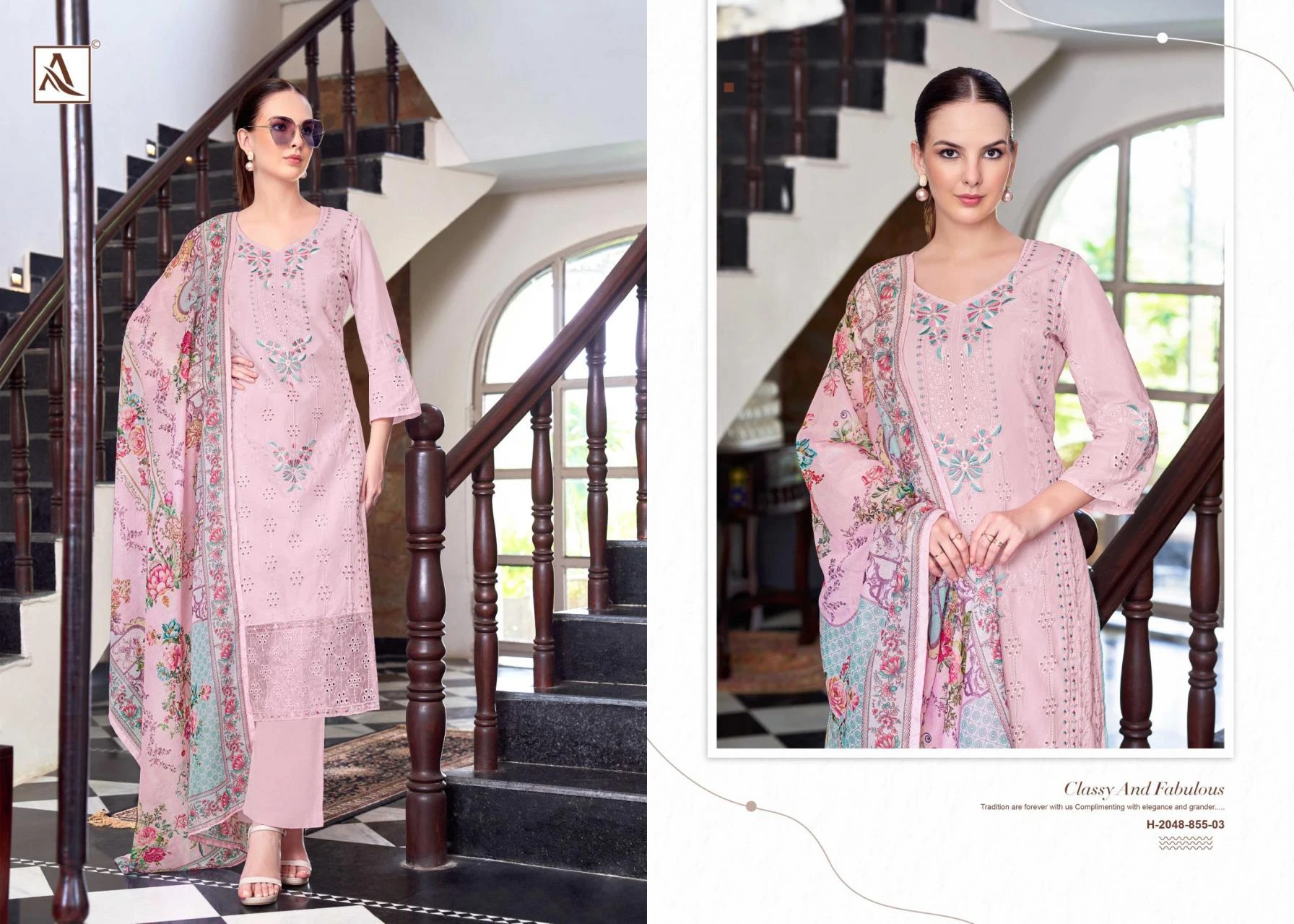 THE LIBAS Readymade Salwar Suits wholesale LAWN COTTON - Ethnicaa thumbnail 5