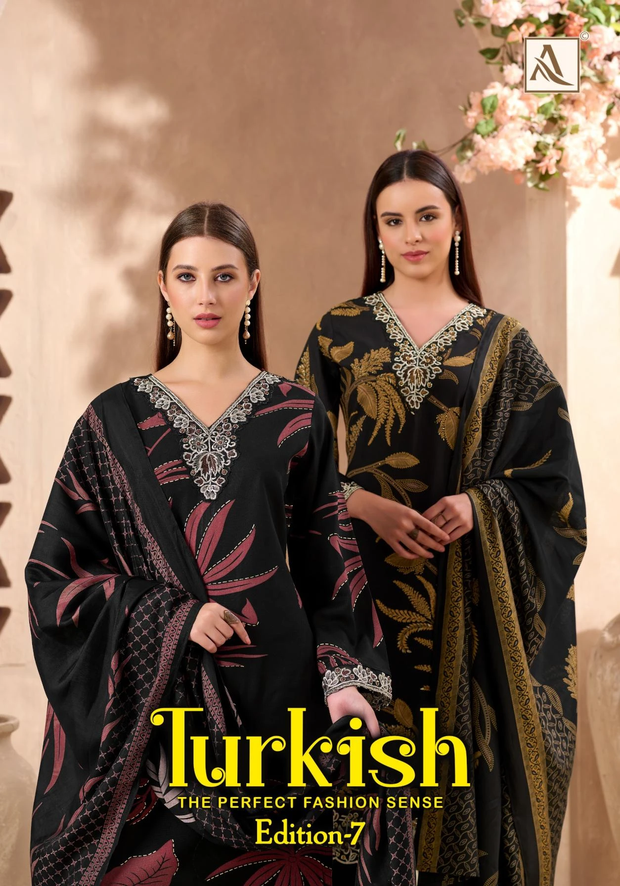 TURKISH VOL 7 Salwar Suits wholesale VISCOSE RAYON - Ethnicaa thumbnail 3
