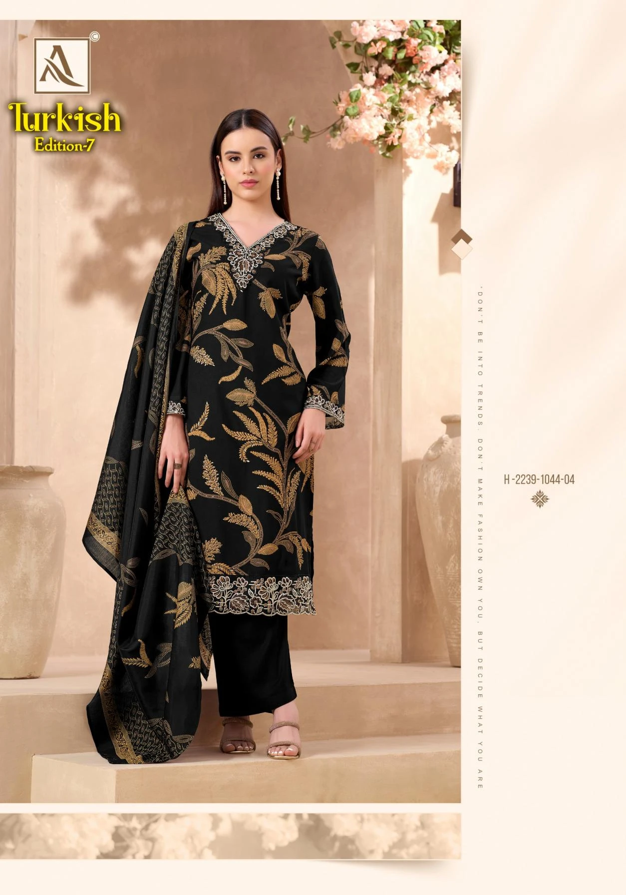 TURKISH VOL 7 Salwar Suits wholesale VISCOSE RAYON - Ethnicaa thumbnail 2