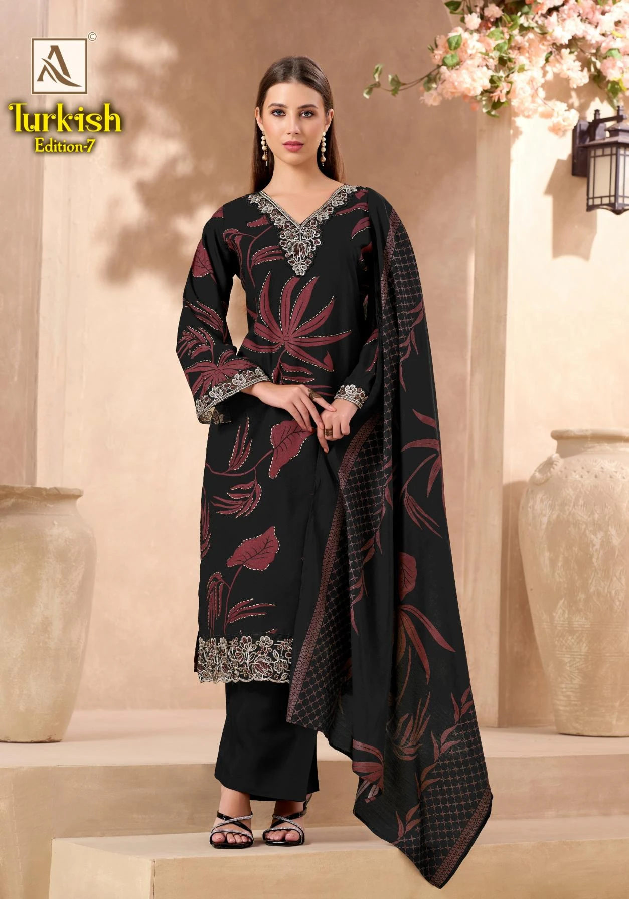 TURKISH VOL 7 Salwar Suits wholesale VISCOSE RAYON - Ethnicaa thumbnail 7