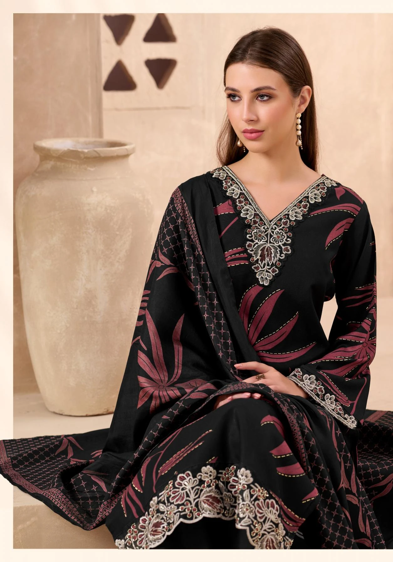 TURKISH VOL 7 Salwar Suits wholesale VISCOSE RAYON - Ethnicaa