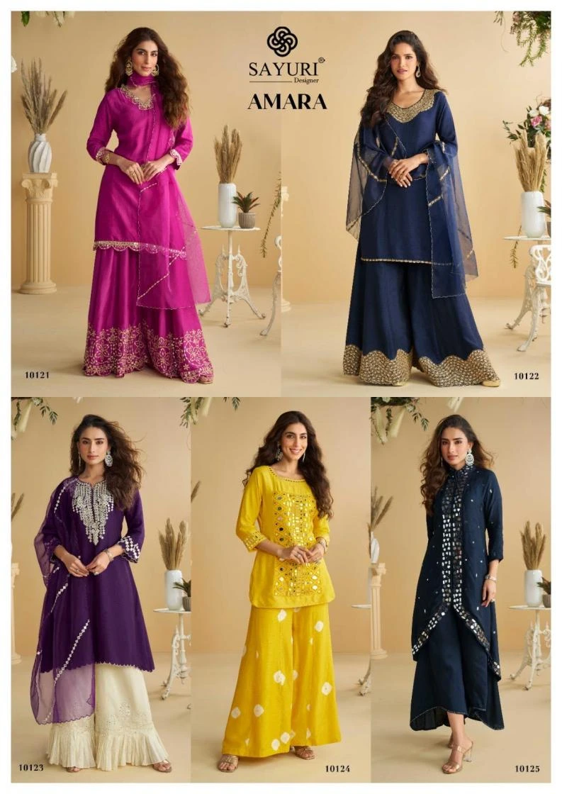 AMARA Readymade Salwar Suits wholesale SILK - Ethnicaa thumbnail 16