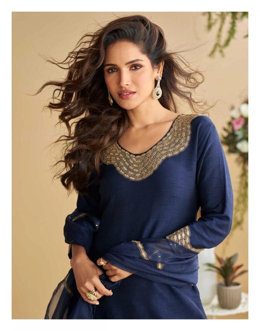 AMARA Readymade Salwar Suits wholesale SILK - Ethnicaa thumbnail 3