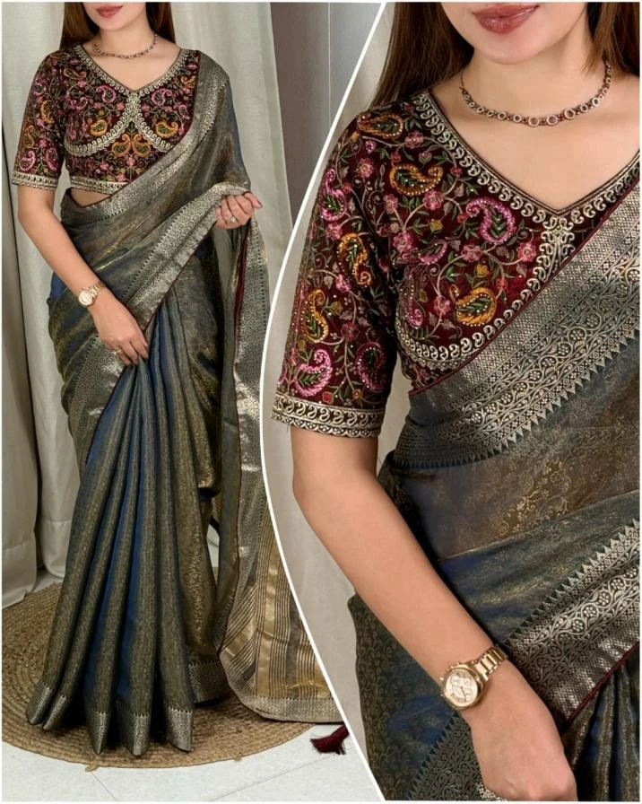 ANAYA Sarees wholesale FANDY SILK - Ethnicaa thumbnail 3