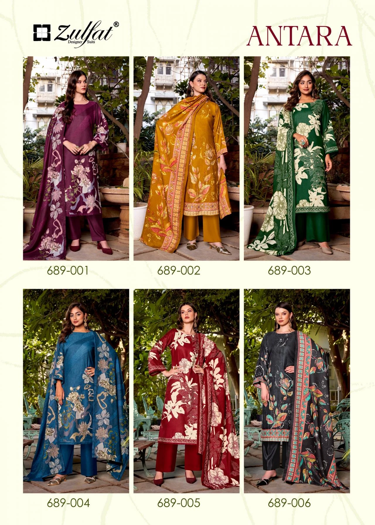 ANTARA Readymade Salwar Suits wholesale WOOLLEN PASHMINA - Ethnicaa