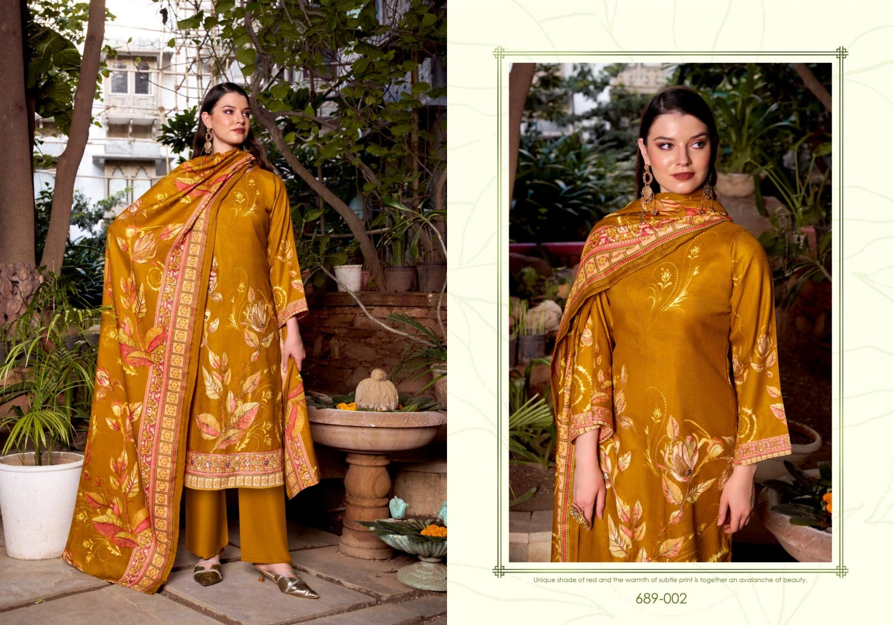 ANTARA Readymade Salwar Suits wholesale WOOLLEN PASHMINA - Ethnicaa thumbnail 3