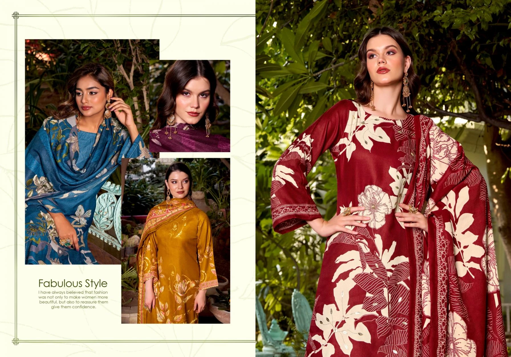 ANTARA Readymade Salwar Suits wholesale WOOLLEN PASHMINA - Ethnicaa thumbnail 6