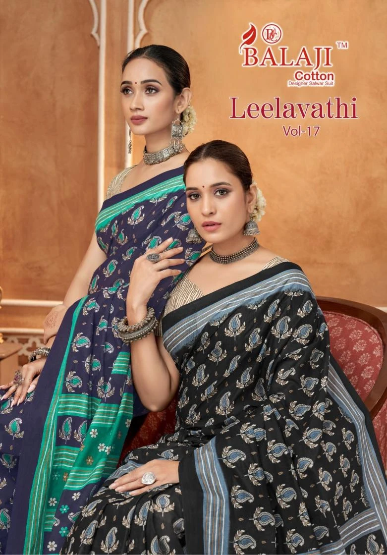LEELAVATHI VOL 17 Sarees wholesale COTTON - Ethnicaa thumbnail 19