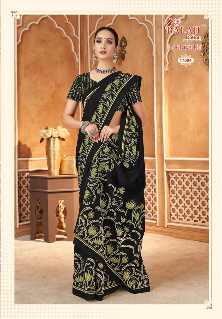 LEELAVATHI VOL 17 Sarees wholesale COTTON - Ethnicaa thumbnail 4