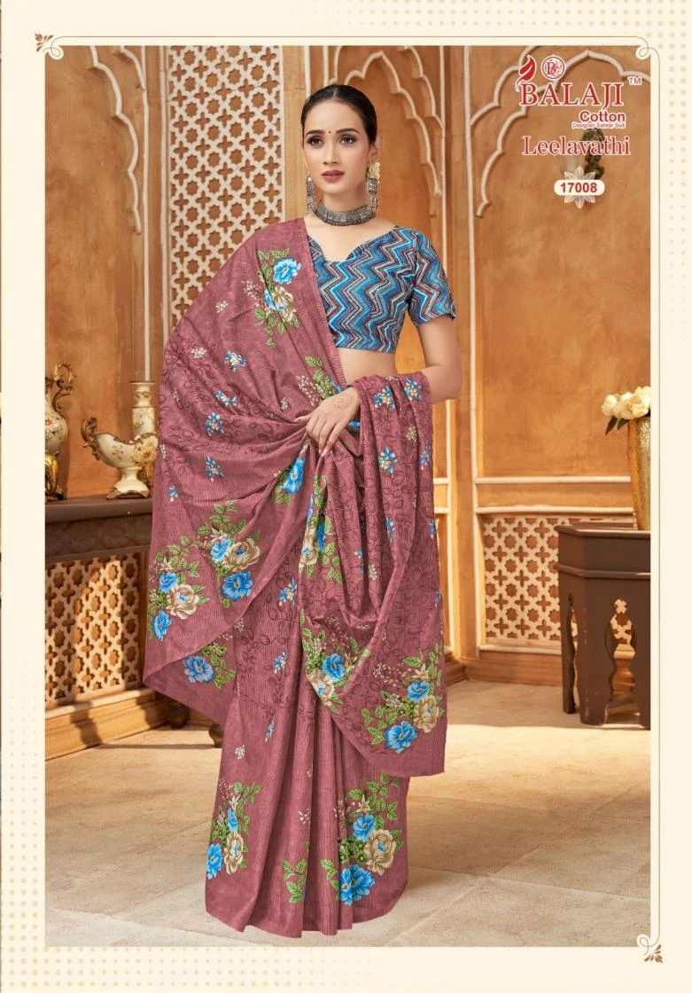 LEELAVATHI VOL 17 Sarees wholesale COTTON - Ethnicaa thumbnail 18