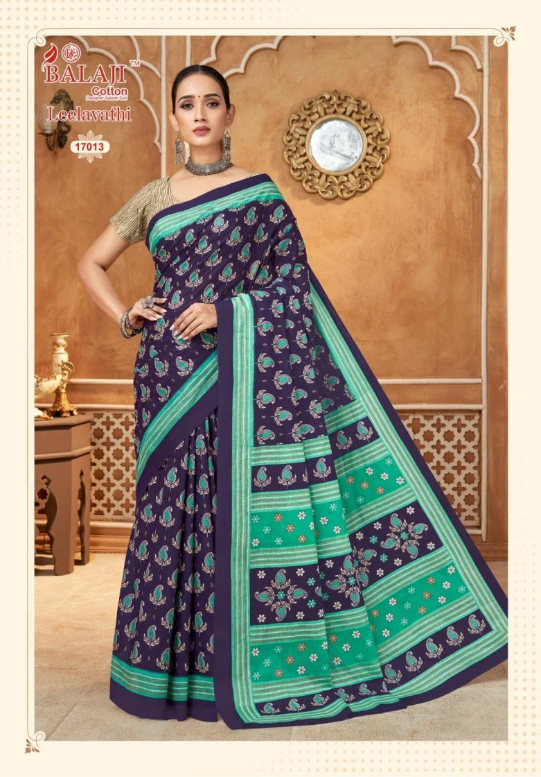 LEELAVATHI VOL 17 Sarees wholesale COTTON - Ethnicaa thumbnail 13