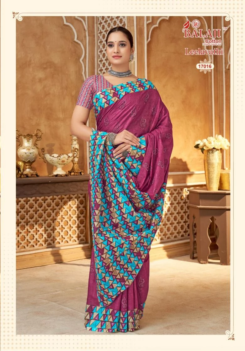 LEELAVATHI VOL 17 Sarees wholesale COTTON - Ethnicaa thumbnail 14