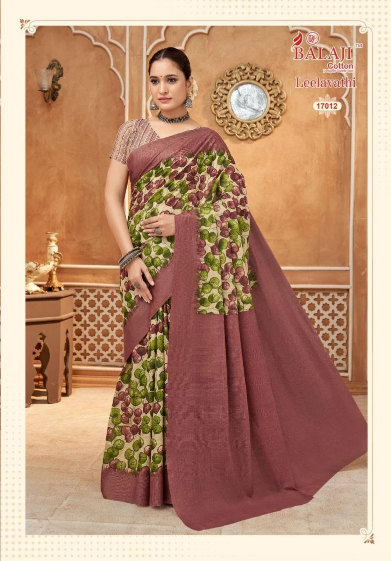 LEELAVATHI VOL 17 Sarees wholesale COTTON - Ethnicaa thumbnail 28