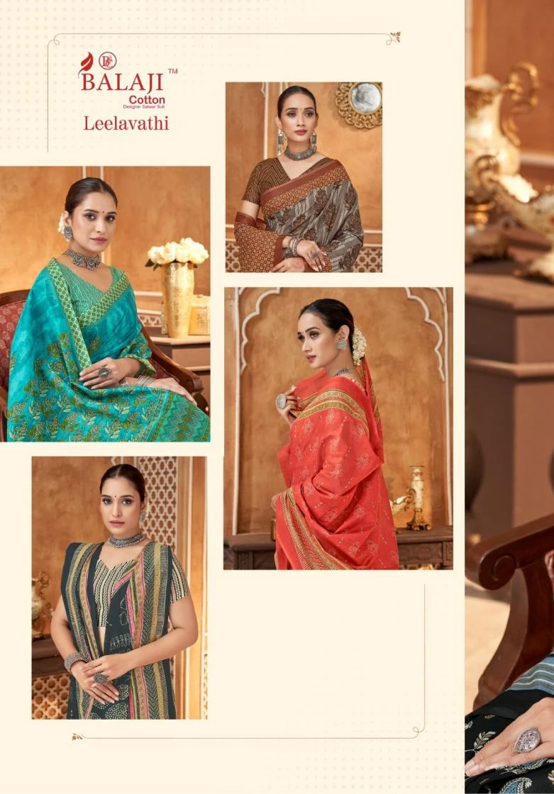 LEELAVATHI VOL 17 Sarees wholesale COTTON - Ethnicaa thumbnail 23
