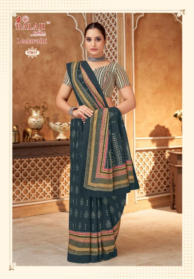 LEELAVATHI VOL 17 Sarees wholesale COTTON - Ethnicaa thumbnail 27