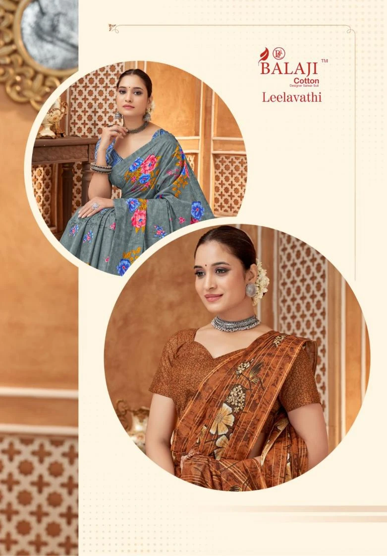 LEELAVATHI VOL 17 Sarees wholesale COTTON - Ethnicaa thumbnail 16