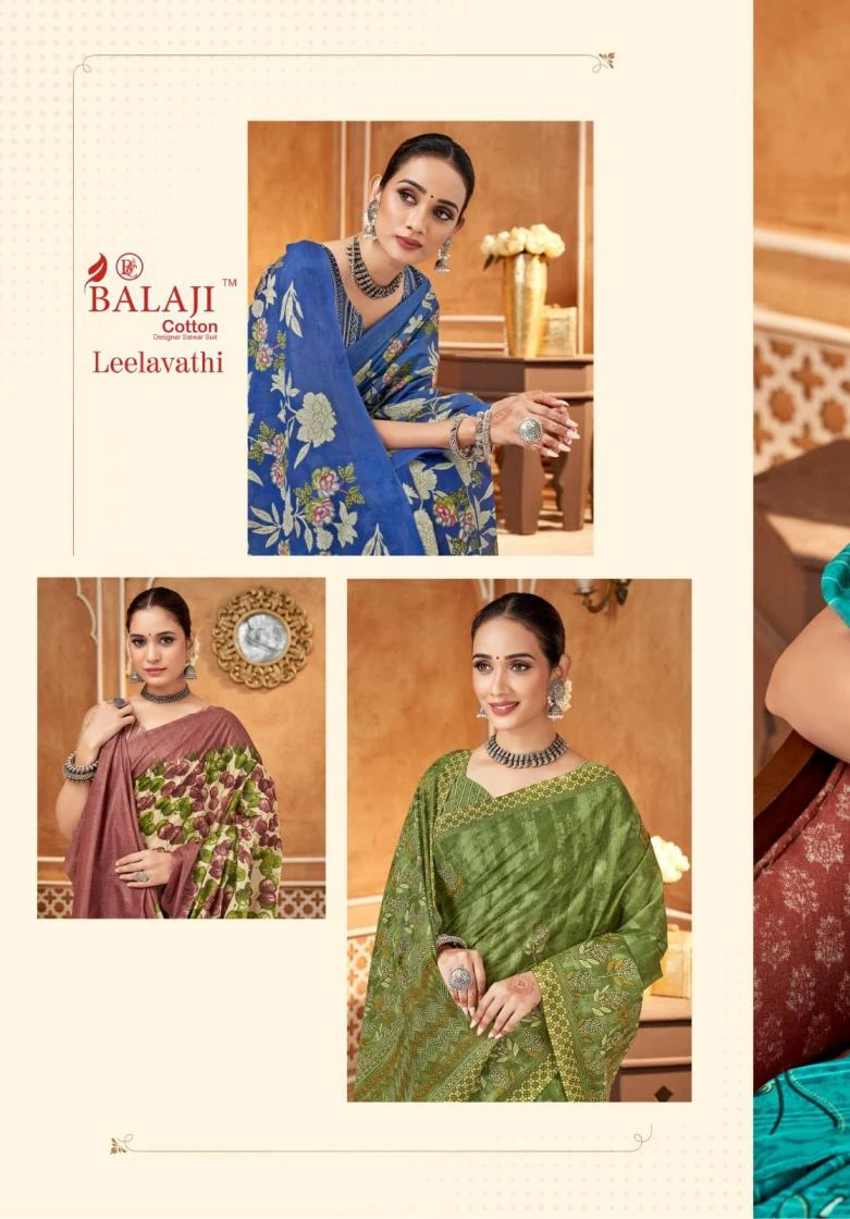 LEELAVATHI VOL 17 Sarees wholesale COTTON - Ethnicaa thumbnail 11