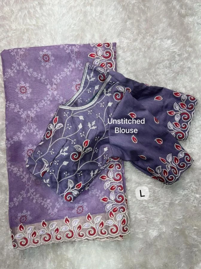 BARFI Sarees wholesale COTTON SATIN - Ethnicaa thumbnail 17