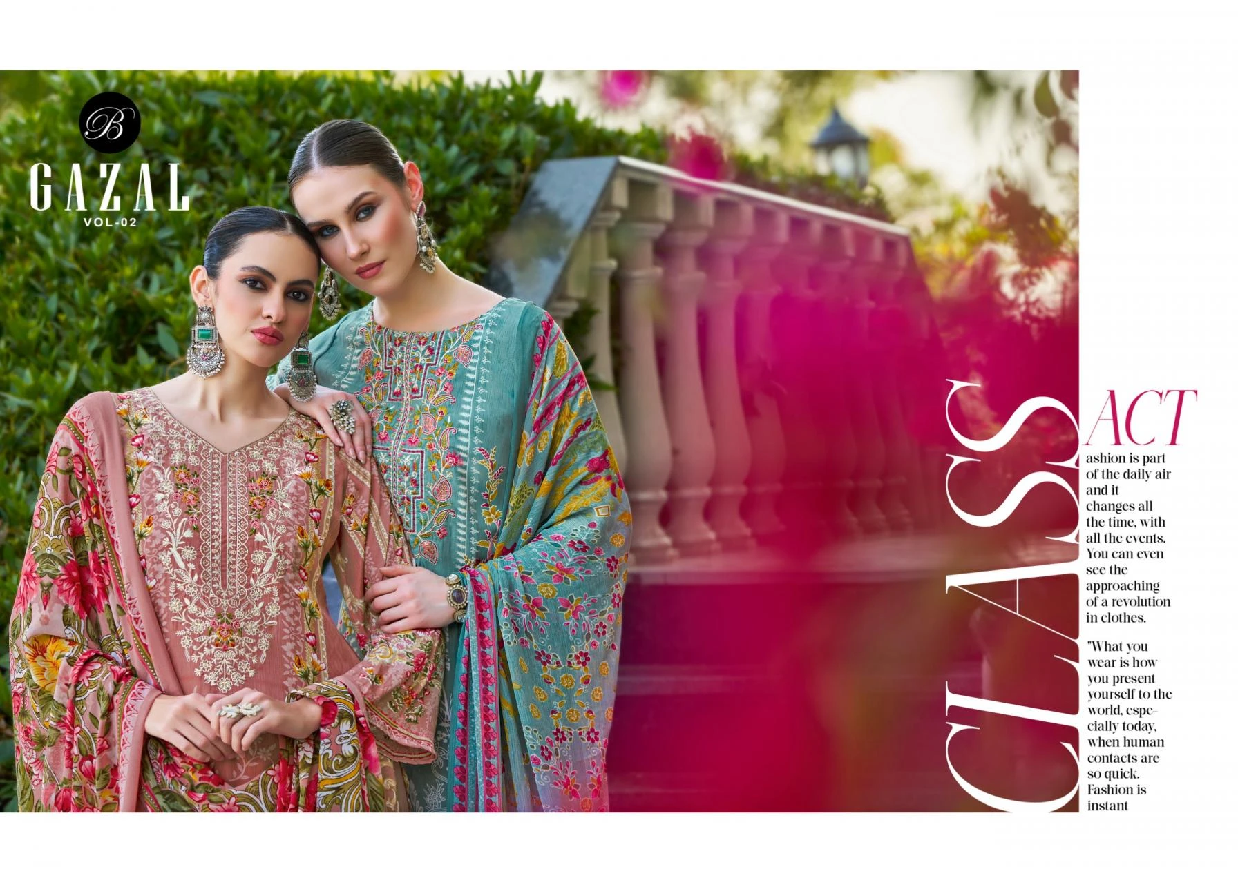 GAZAL VOL 2 in PURE CRAPE | Readymade Salwar Suits | Ethnicaa Wholesale thumbnail 8