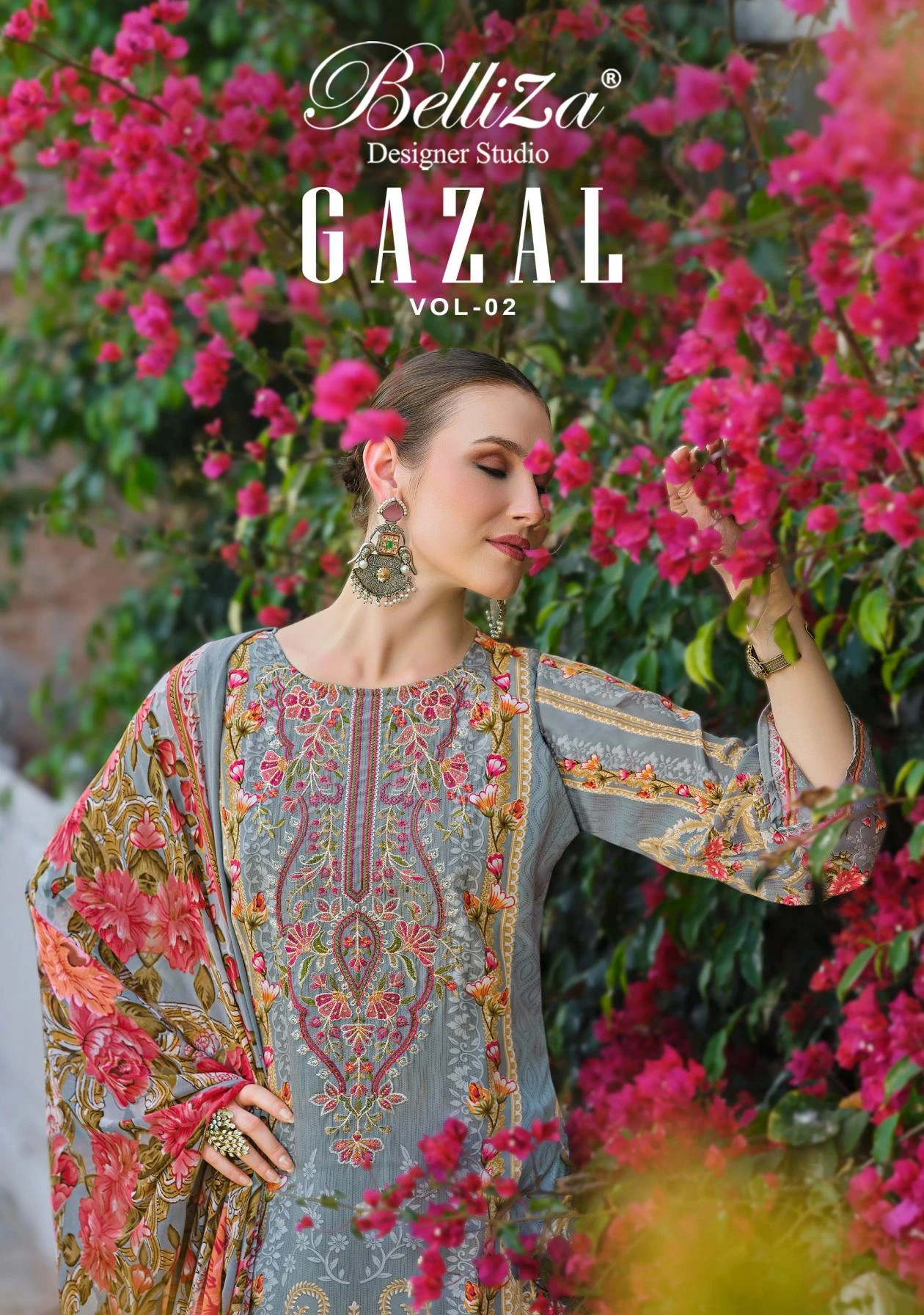 GAZAL VOL 2 in PURE CRAPE | Readymade Salwar Suits | Ethnicaa Wholesale