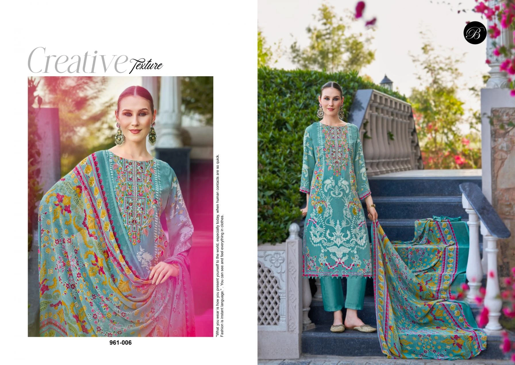 GAZAL VOL 2 in PURE CRAPE | Readymade Salwar Suits | Ethnicaa Wholesale thumbnail 6