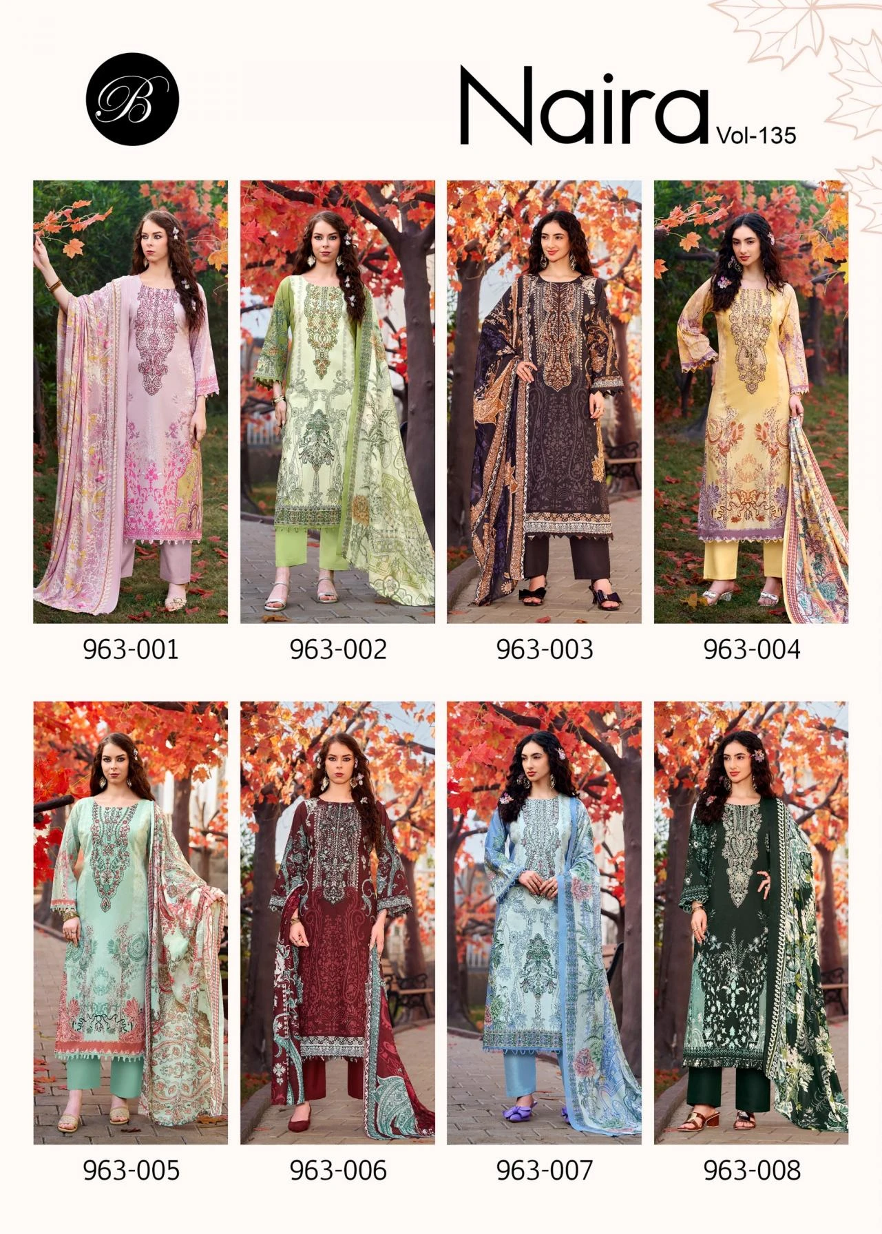 NAIRA VOL 135 Readymade Salwar Suits wholesale COTTON - Ethnicaa thumbnail 4