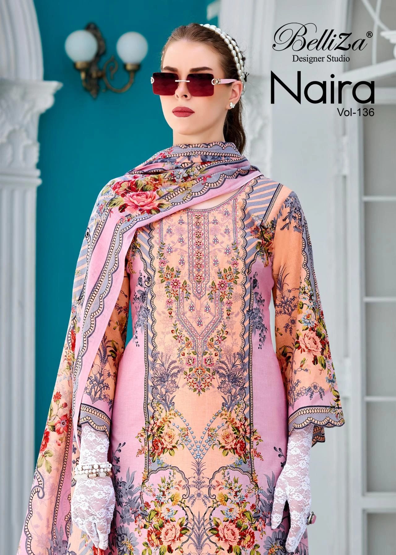 NAIRA VOL 136 Salwar Suits wholesale COTTON - Ethnicaa thumbnail 12