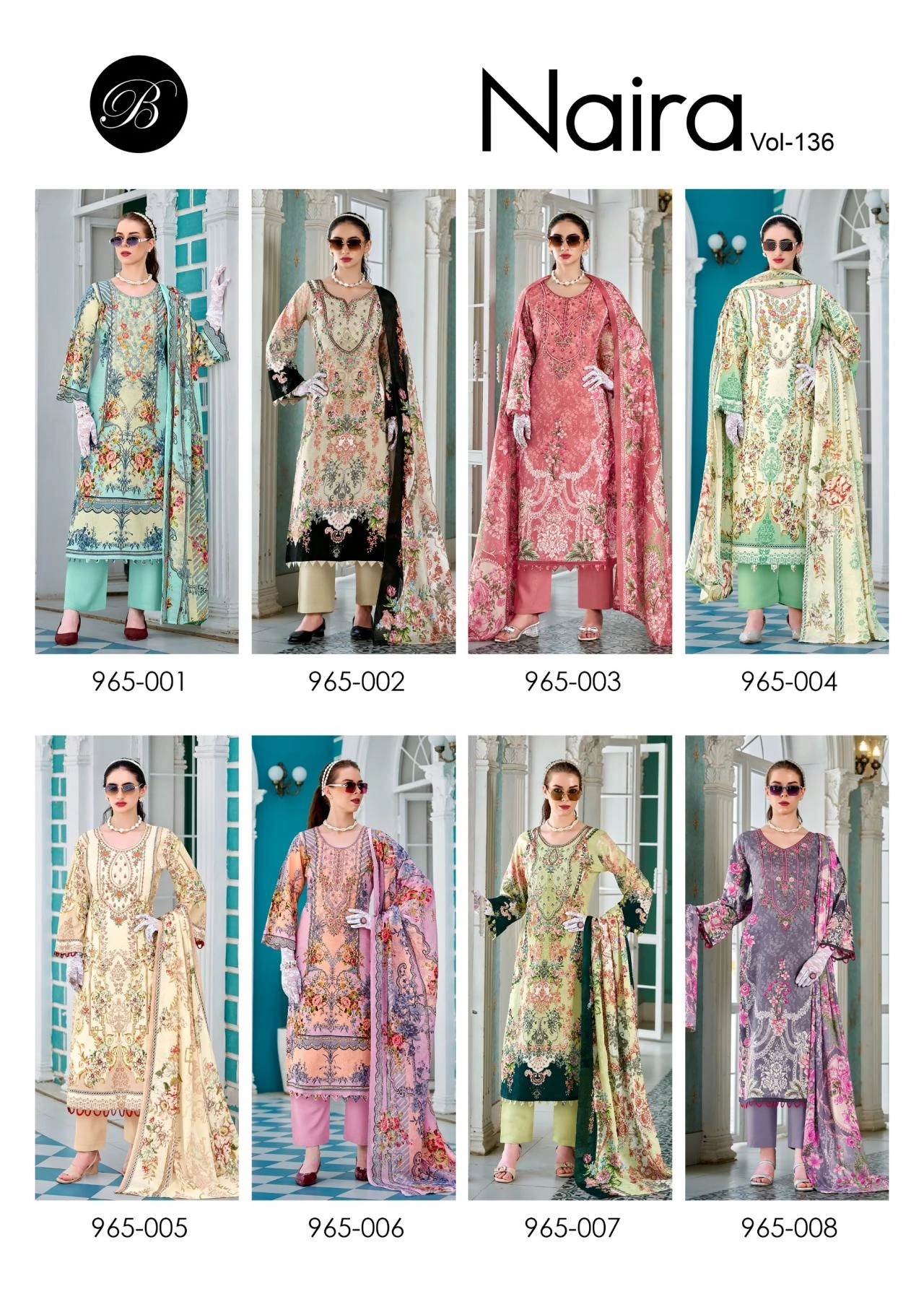 NAIRA VOL 136 Salwar Suits wholesale COTTON - Ethnicaa thumbnail 11