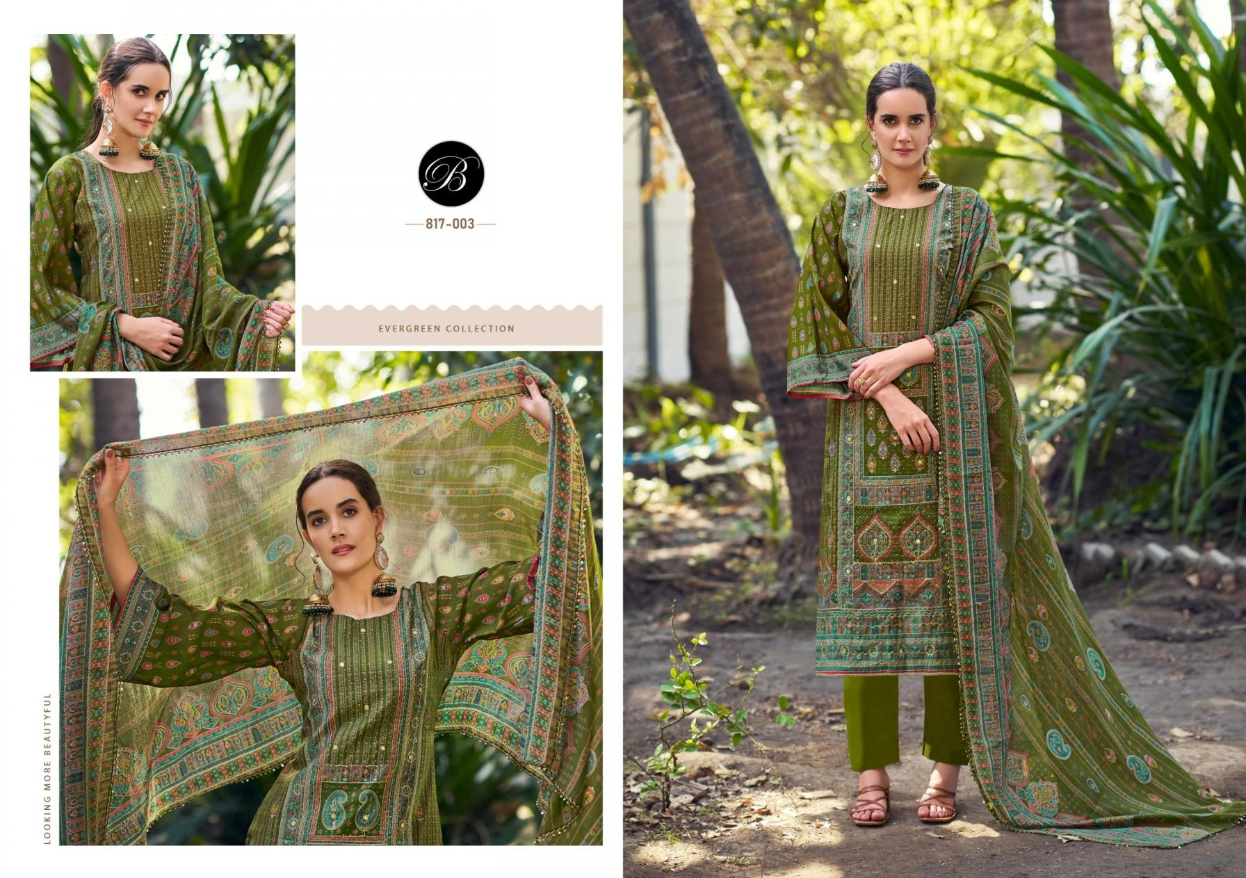 NUSRAT VOL 4 Readymade Salwar Suits wholesale MODAL VISCOSE MUSLIN - Ethnicaa thumbnail 4
