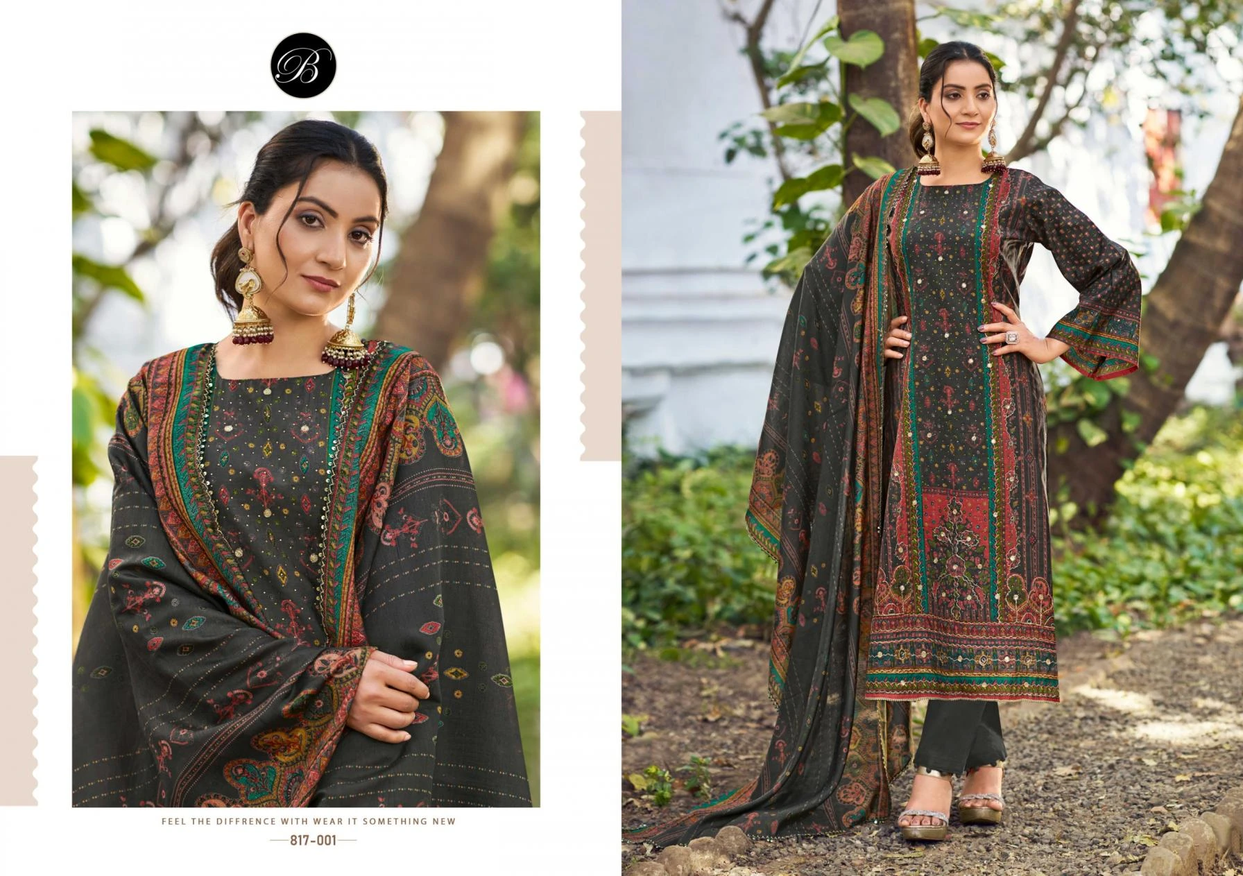 NUSRAT VOL 4 Readymade Salwar Suits wholesale MODAL VISCOSE MUSLIN - Ethnicaa thumbnail 7