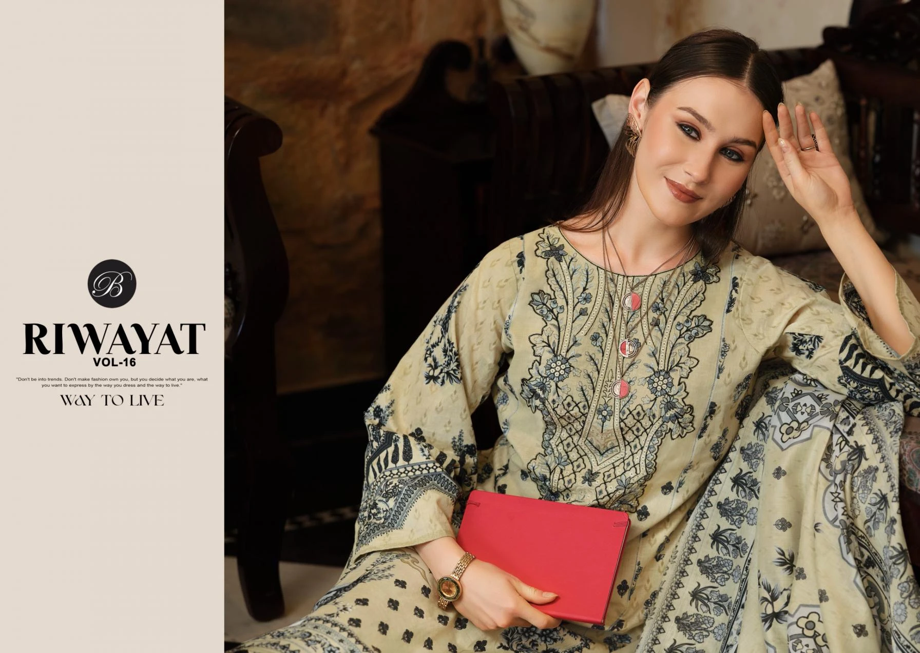 RIWAYAT VOL 16 Readymade Salwar Suits wholesale VISCOSE RAYON - Ethnicaa thumbnail 14