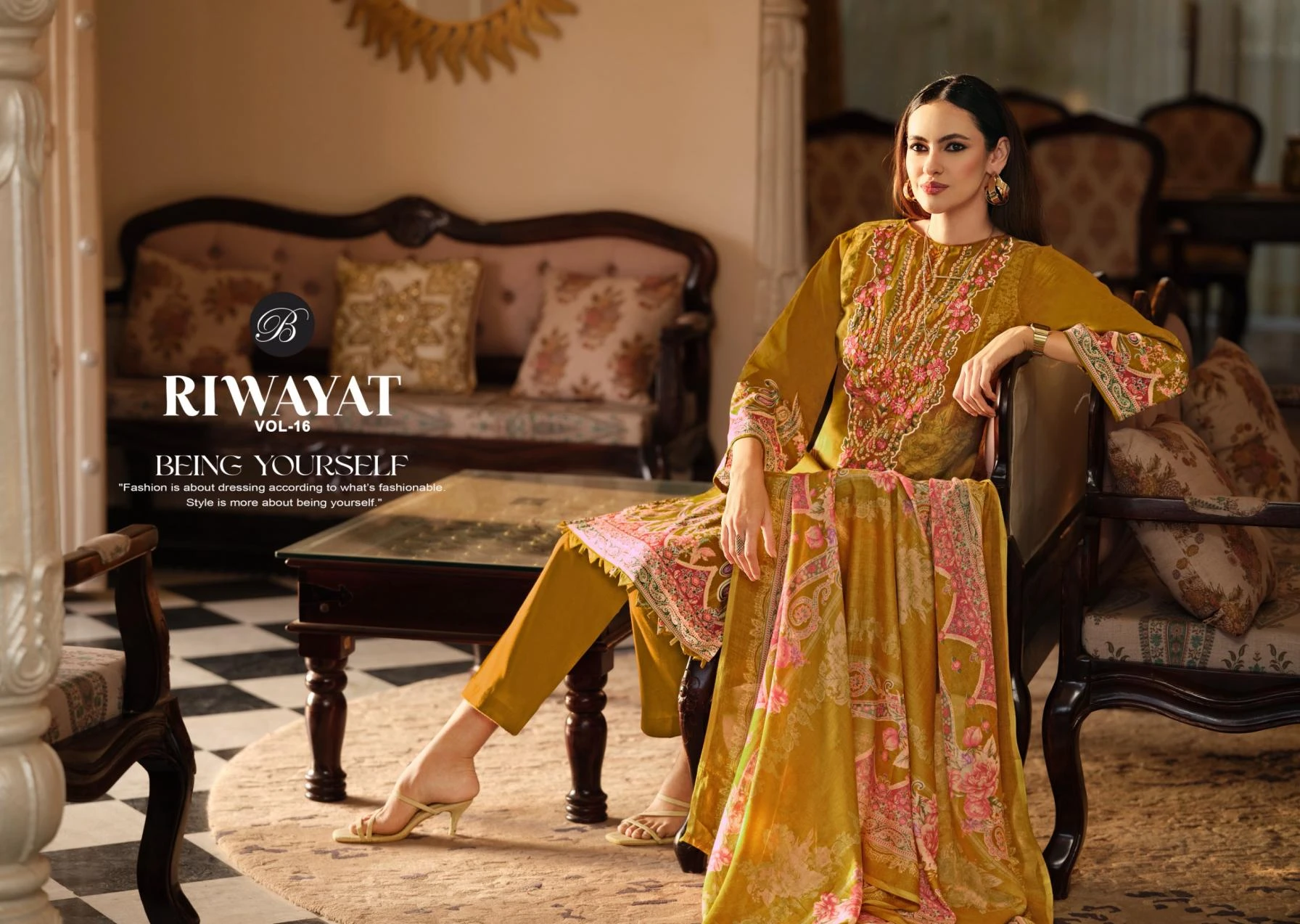 RIWAYAT VOL 16 Readymade Salwar Suits wholesale VISCOSE RAYON - Ethnicaa thumbnail 3