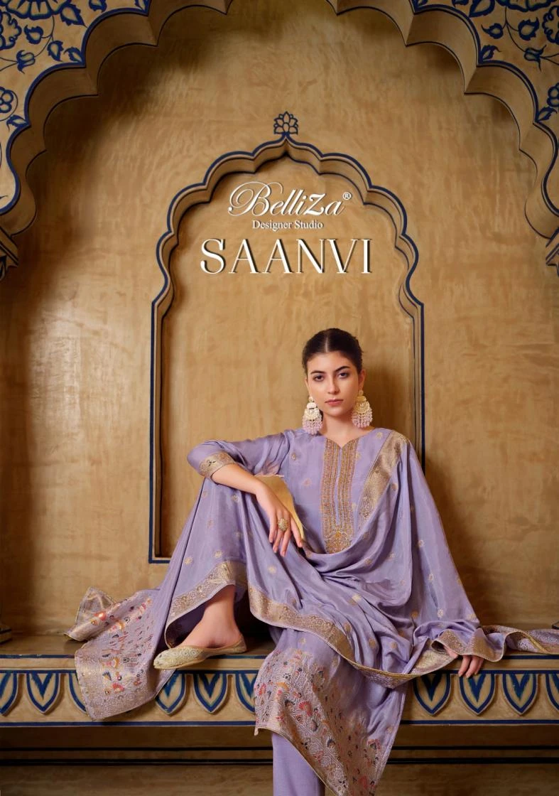 SAANVI Readymade Salwar Suits wholesale VISCOSE MUSLIN JEACQUARD - Ethnicaa thumbnail 9