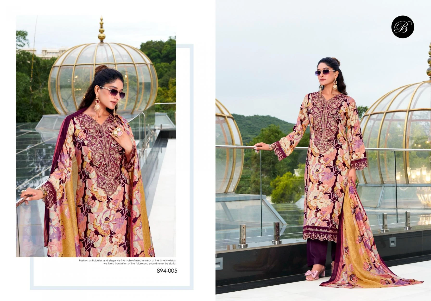 SHEHNAAZ Readymade Salwar Suits wholesale VISCOSE RAYON - Ethnicaa thumbnail 3