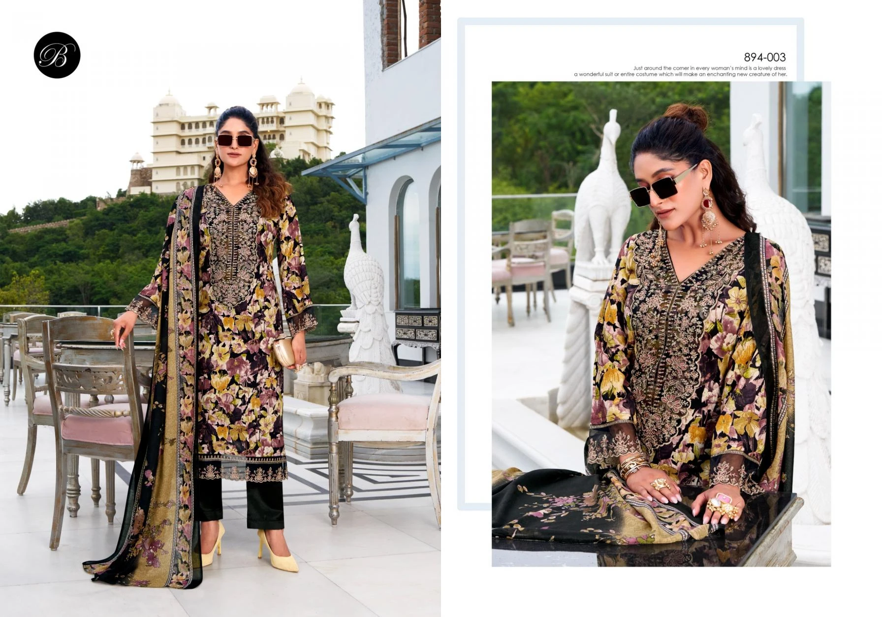 SHEHNAAZ Readymade Salwar Suits wholesale VISCOSE RAYON - Ethnicaa thumbnail 4