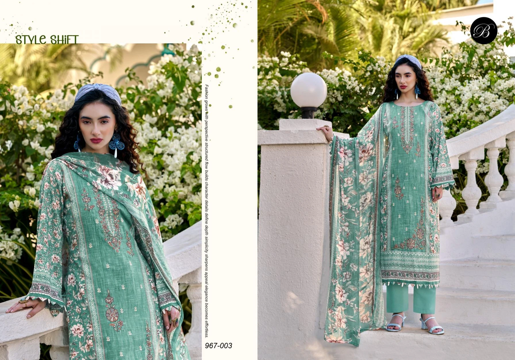 REHAANAA VOL 2 Salwar Suits wholesale COTTON LINEN - Ethnicaa thumbnail 5