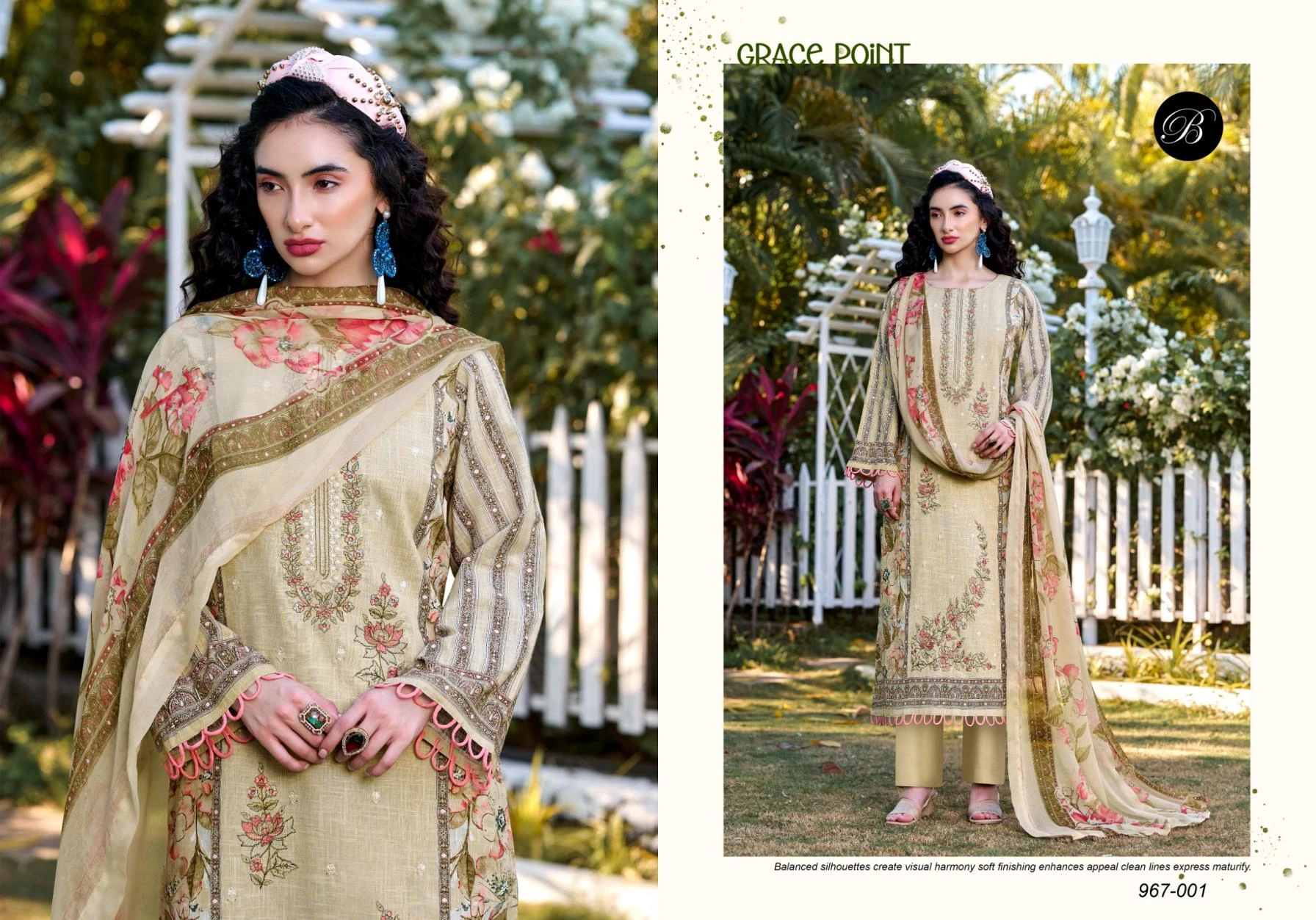 REHAANAA VOL 2 Salwar Suits wholesale COTTON LINEN - Ethnicaa thumbnail 9