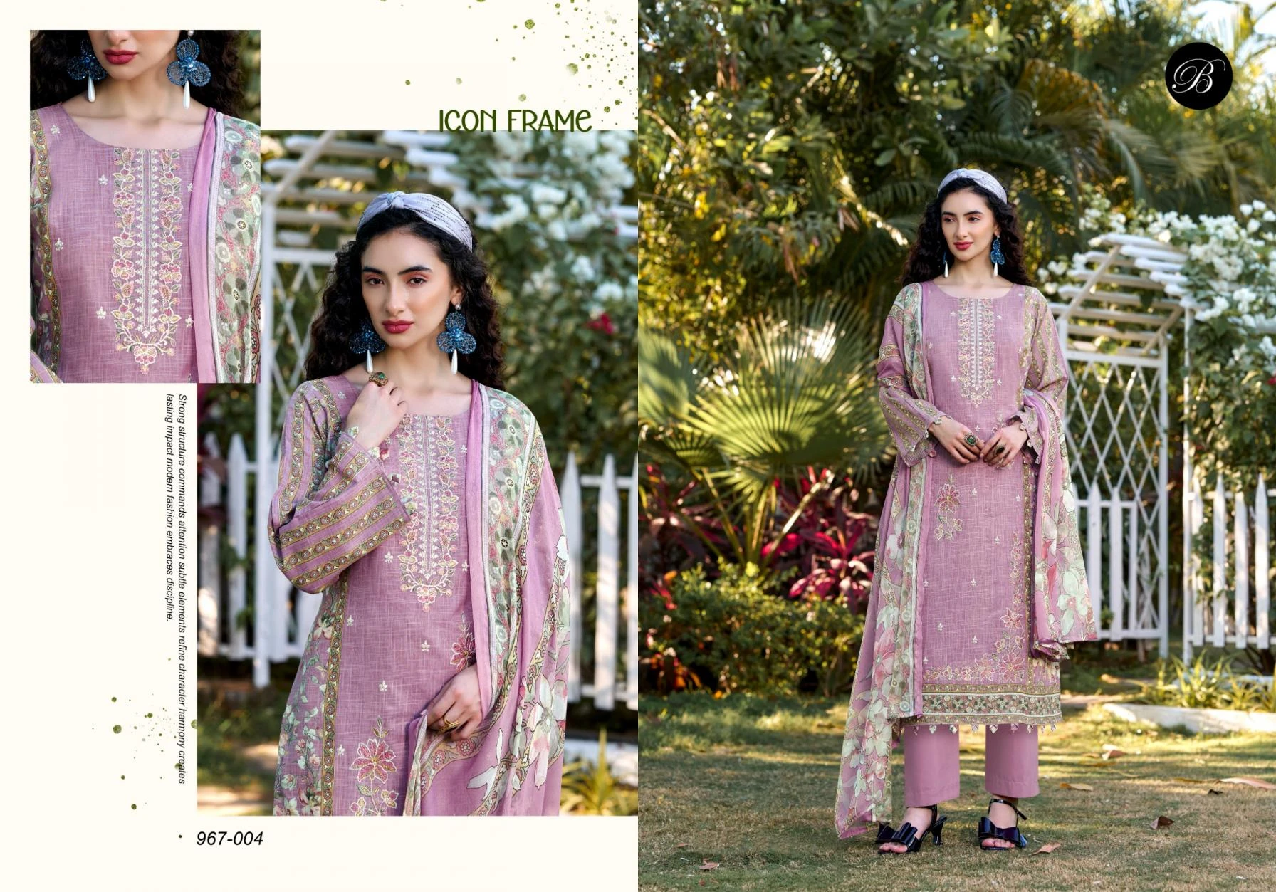 REHAANAA VOL 2 Salwar Suits wholesale COTTON LINEN - Ethnicaa thumbnail 2