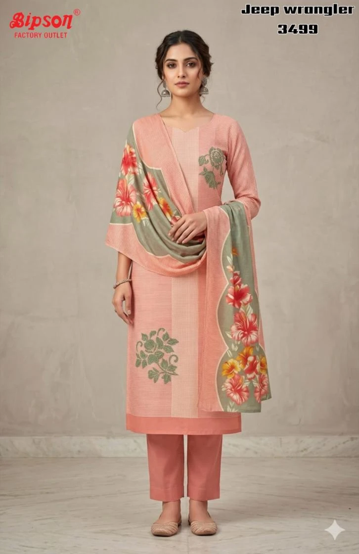 JEEP WRANGLAR 3499 Readymade Salwar Suits wholesale Roman Silk - Ethnicaa thumbnail 3