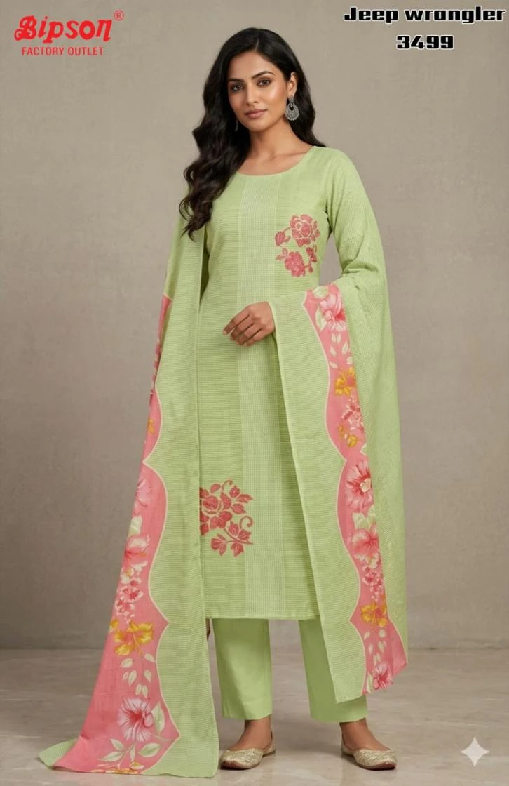 JEEP WRANGLAR 3499 Readymade Salwar Suits wholesale Roman Silk - Ethnicaa thumbnail 2