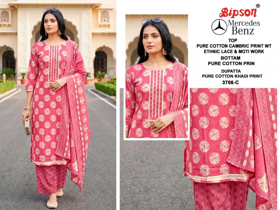 MERCEDES BENZ 3706 Ethnic Wear wholesale COTTON - Ethnicaa thumbnail 4