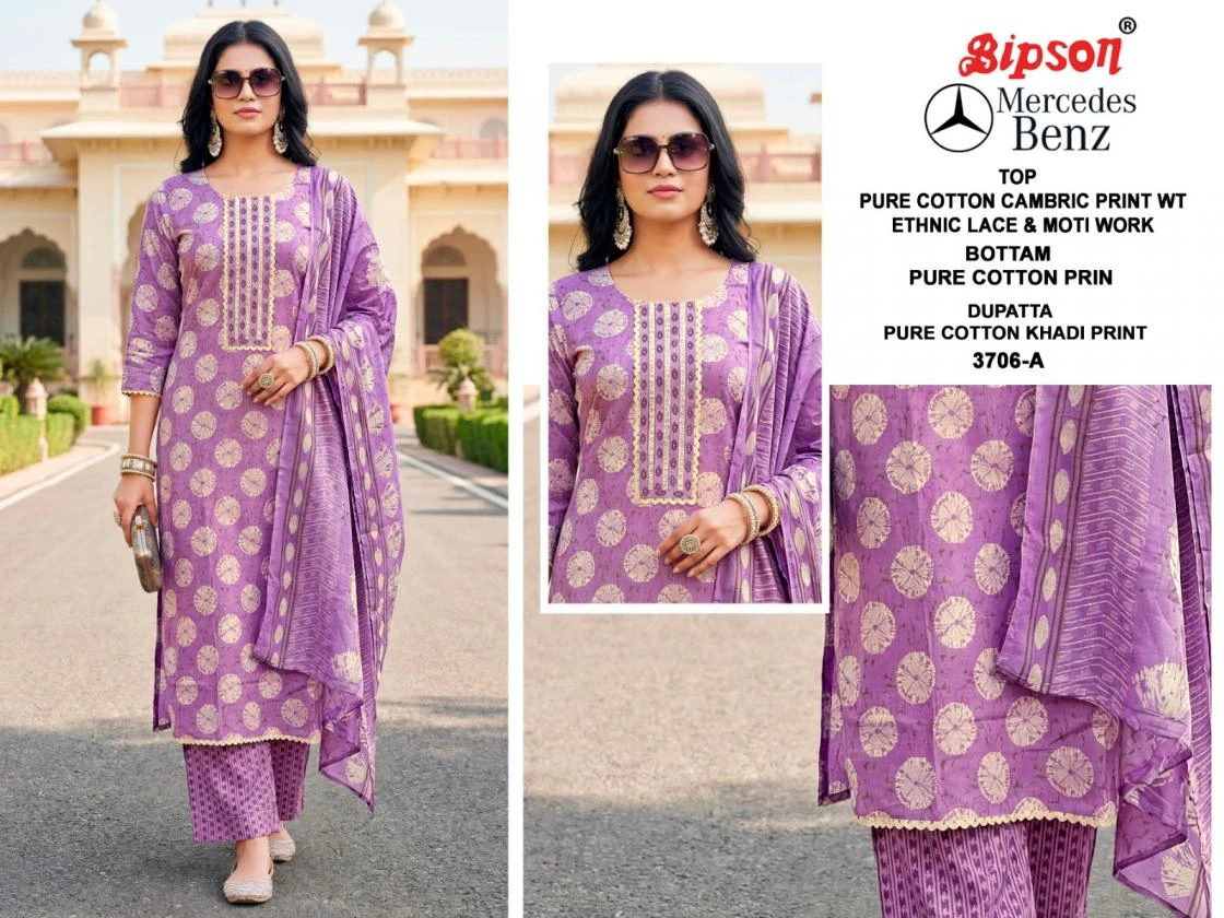 MERCEDES BENZ 3706 Ethnic Wear wholesale COTTON - Ethnicaa thumbnail 3