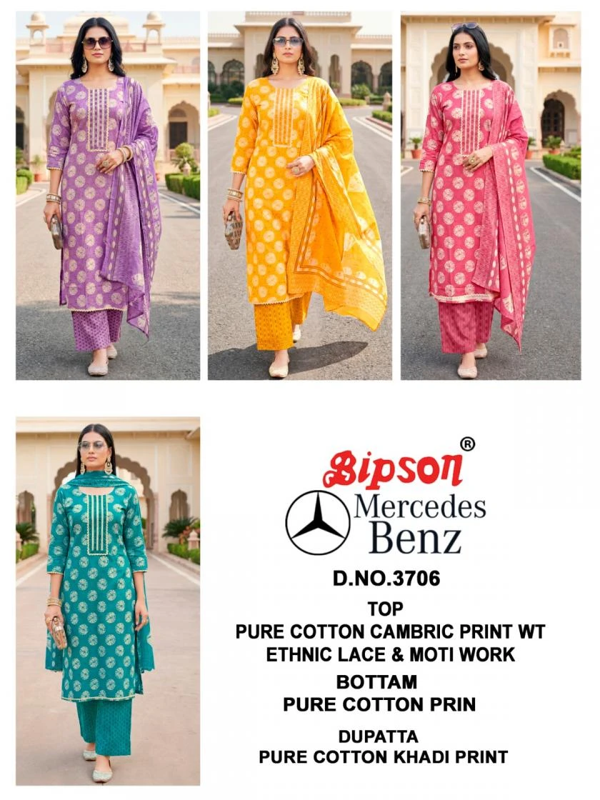 MERCEDES BENZ 3706 Ethnic Wear wholesale COTTON - Ethnicaa thumbnail 2