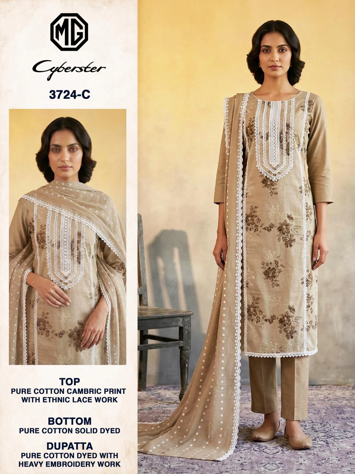 MG CYBERSTER 3724 Ethnic Wear wholesale COTTON - Ethnicaa thumbnail 5