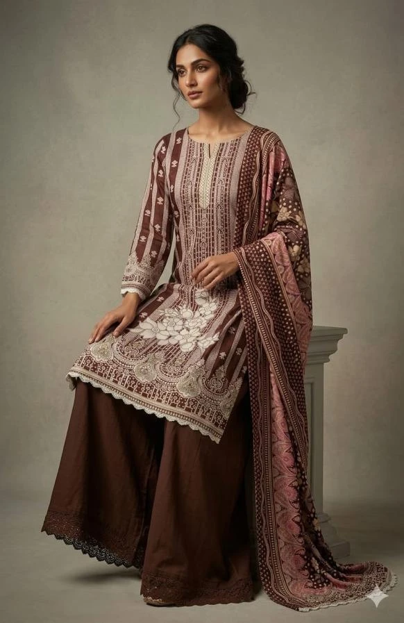 TATA TIAGO 5012 Readymade Salwar Suits wholesale COTTON - Ethnicaa thumbnail 3