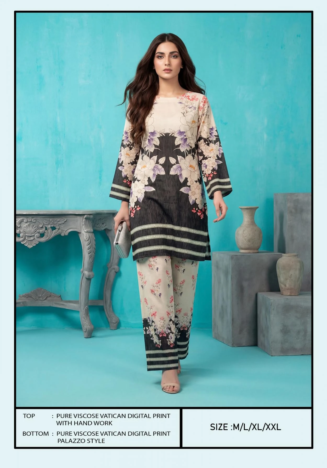 viscose vatican 2 pcs Ethnic Wear wholesale VISCOSE VATICAN - Ethnicaa thumbnail 5