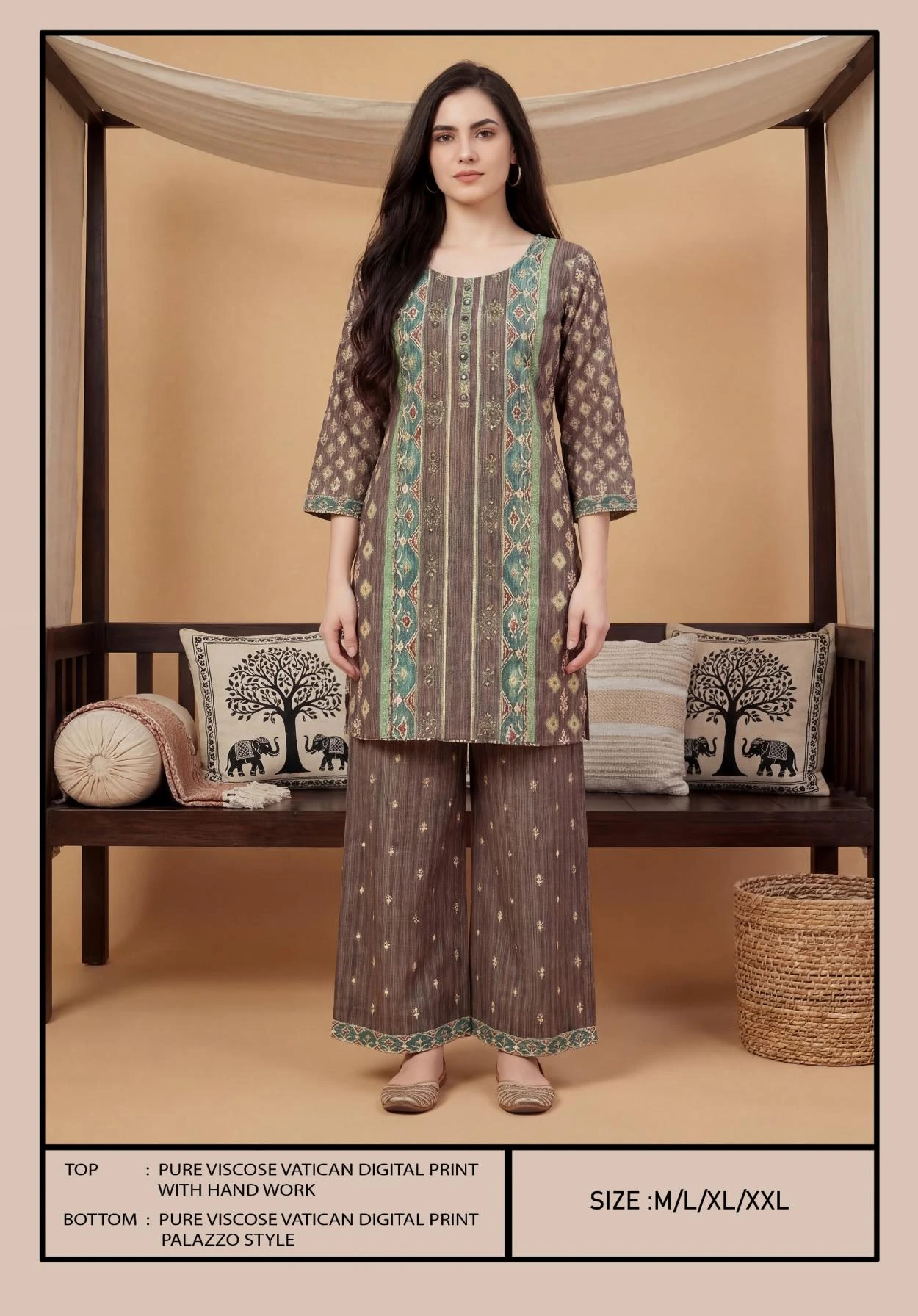 viscose vatican 2 pcs Ethnic Wear wholesale VISCOSE VATICAN - Ethnicaa thumbnail 6